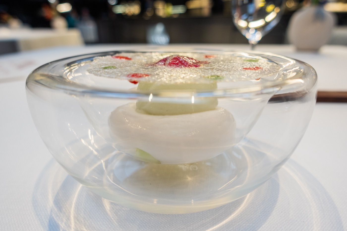 Fresh Cucumber, Green Apple frost, Gin, and Flowers. The season.